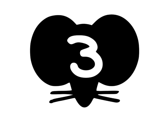 Cute Cartoon Mouse Graphics for Local Crafts Branding
