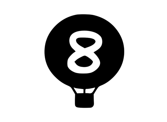 Hot Air Balloon with Mono 8: Graphics for Crafts