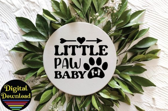 Little Paw Baby Svg: Graphics & Crafts for Blogs