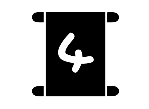 Old Scroll with Playful Mono 4: Graphics for Crafts