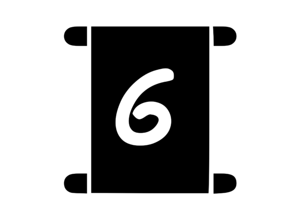 Old Scroll with Playful Mono 6: Graphics for Crafts