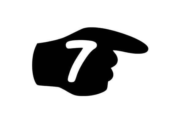 Pointing Hand with Playful Mono 7: Graphics for Crafts