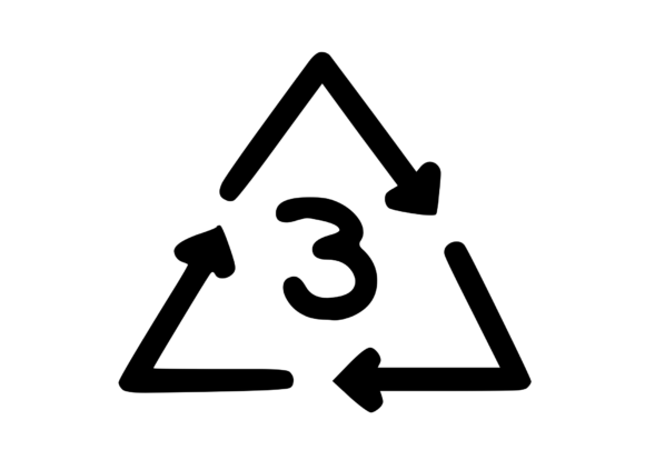 Recycle Symbol with Playful Mono 3: Graphics for Crafts
