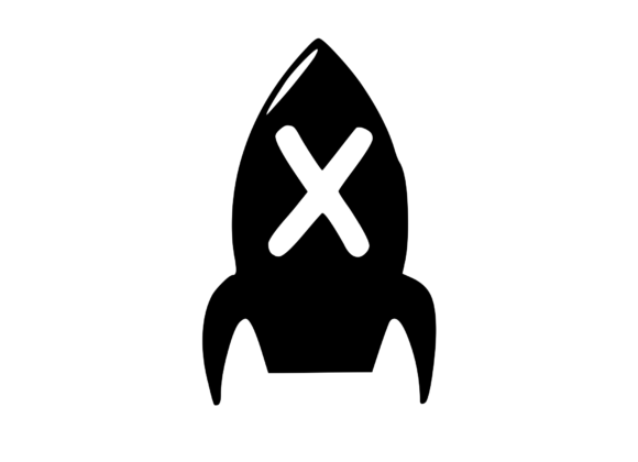 Space Rocket with Playful Mono X: Graphics for Crafts