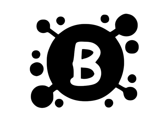 Viral Bacterial Germ with Mono B: Graphics for Crafts