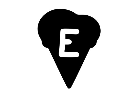 Yummy Ice Cream Cone Graphics for Local Crafts Branding